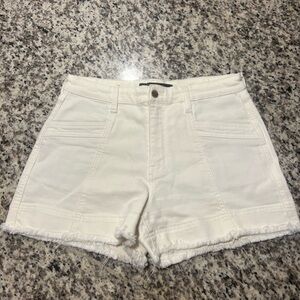 Liverpool white jean shorts